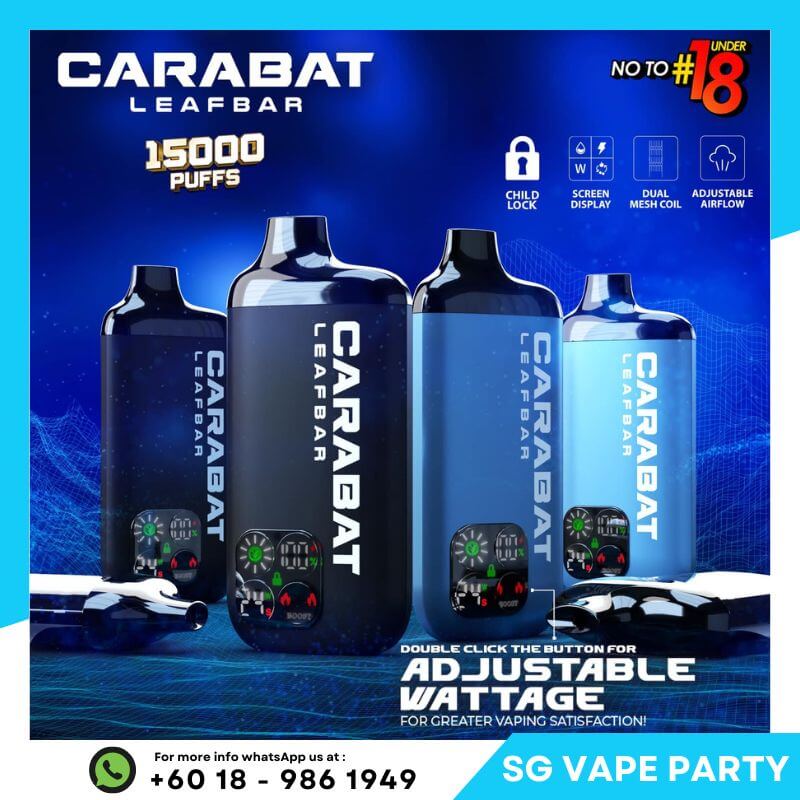 CARABAT-LEAFBAR-15000-PUFFS-SG-Vape-Party