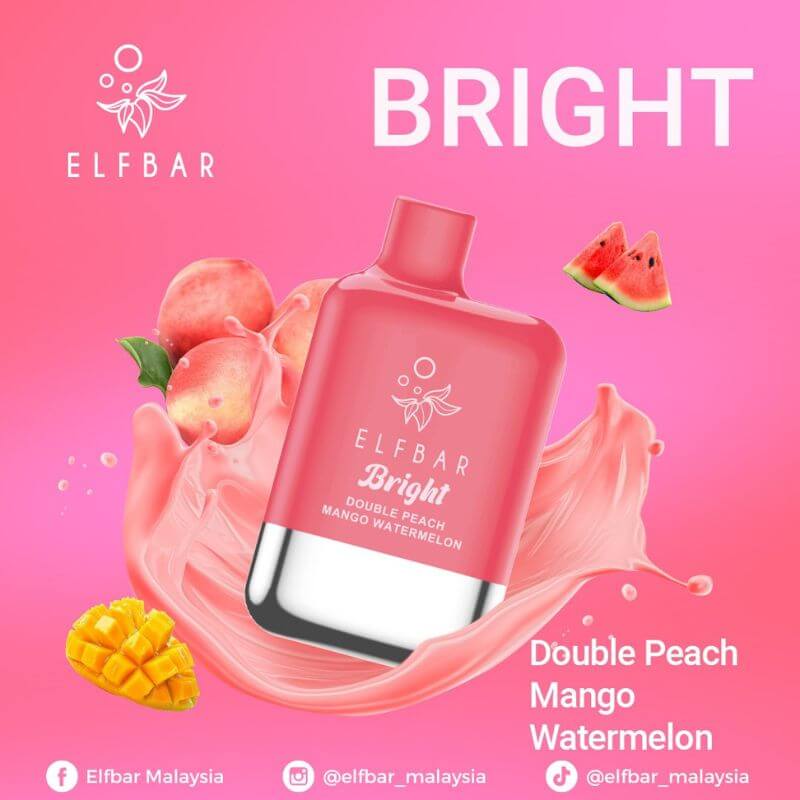 ELFBAR-BRIGHT-DOUBLE-PEACH-MANGO-WATERMELON-SG-Vape-Party