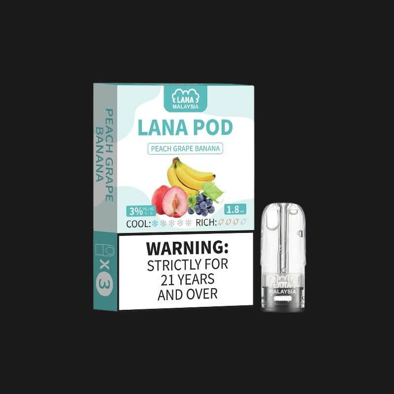 LANA POD PEACH GRAPE BANANA