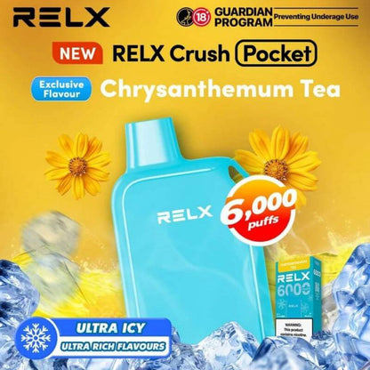 RELX-CRUSH-6000-CHRYSANTHEMUM-TEA-SG-VAPE-PARTY