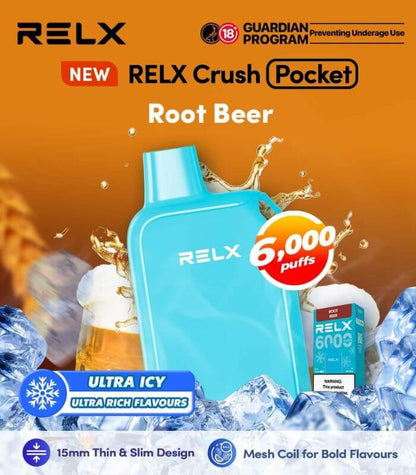 RELX-CRUSH-POCKET-6000-ROOT-BEER-SG-Vape-Party