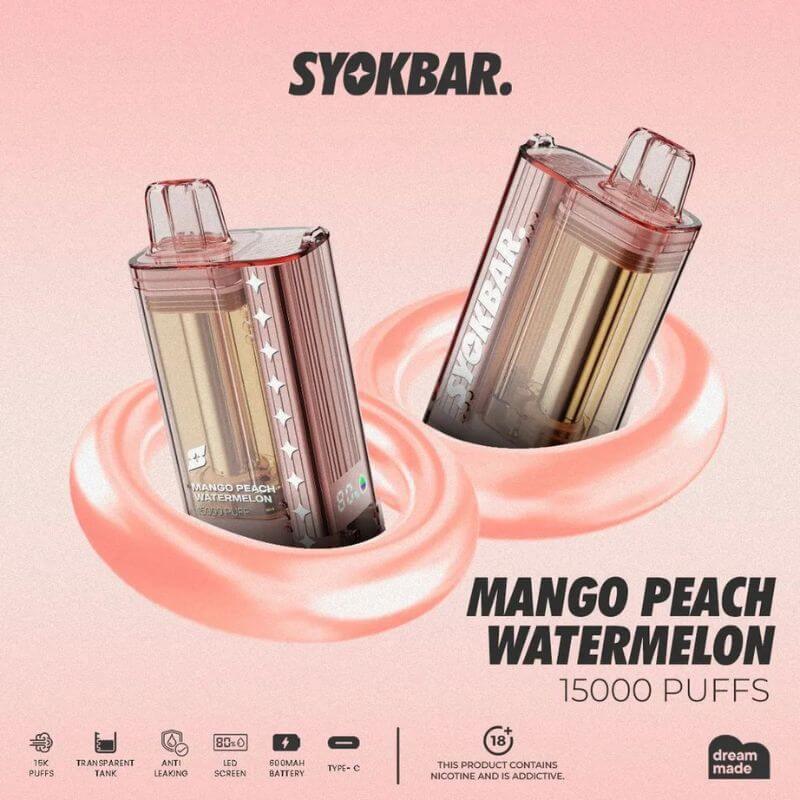 SYOKBAR-15000-MANGO-PEACH-WATERMELON-SG-VAPE-PARTY