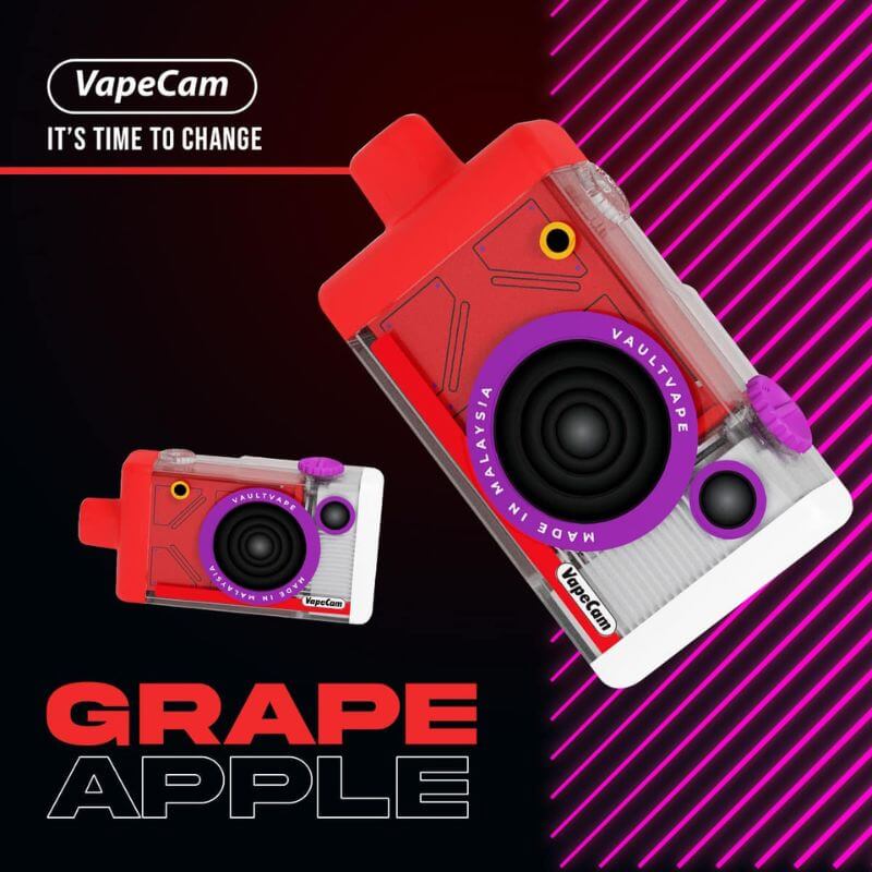 VAPECAM 12000 GRAPE APPLE