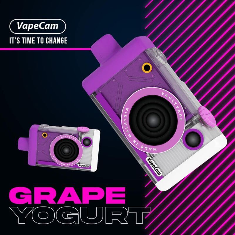 VAPECAM 12000 GRAPE YOGURT