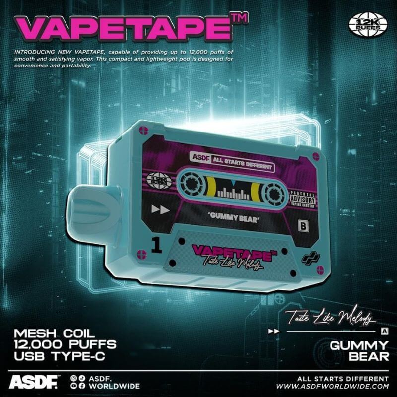 VAPETAPE 12000 GUMMY BEAR