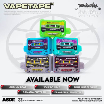 VAPETAPE 12000 NEW FLAVOR