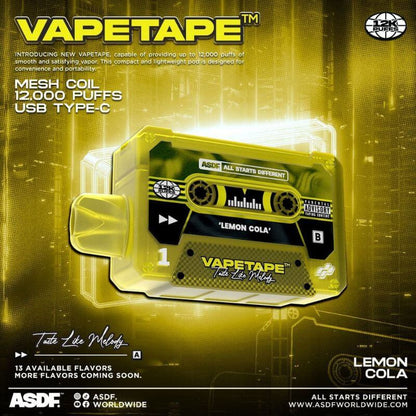 VAPETAPE 12000 LEMON COLA