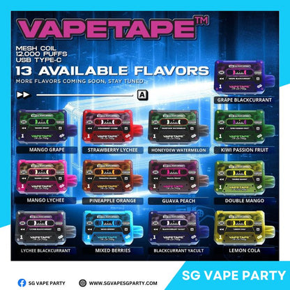 VAPETAPE 12000 SG VAPE PARTY