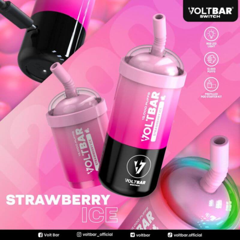 VOLTBAR-SWITCH-12K-STRAWBERRY-ICE-Sg-Vape-Party