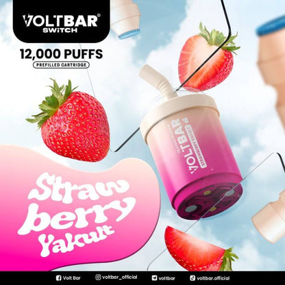 VOLTBAR-SWITCH-12K-STRAWBERRY-YAKULT-Sg-Vape-Party